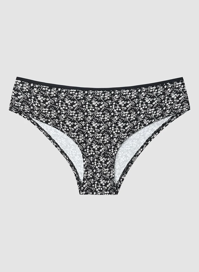Penti Mix Penti Mix Floral Silhouette 3-pack Normal Waist Hipster Panties Briefs for Women | Best Price UAE